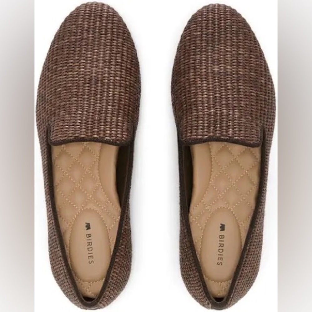 Birdies Starling Flat Coffee Raffia